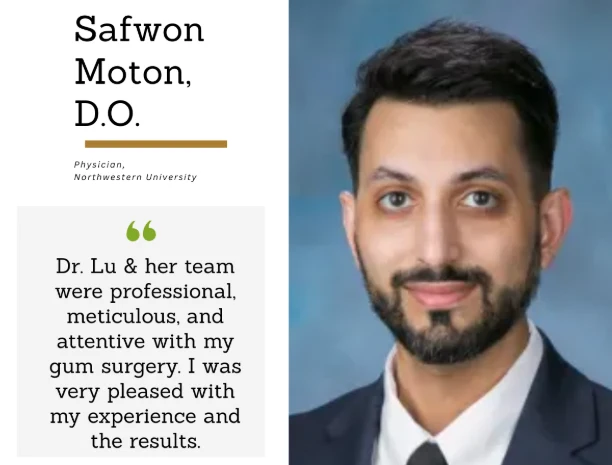 Dentist Wheaton IL Safwon Moton Testimonial