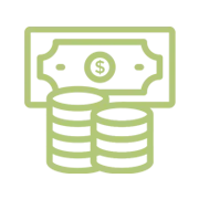 One Cost Icon Light Green