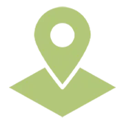 One Location Icon Light Green